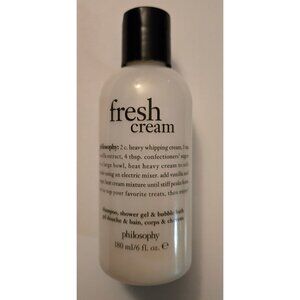 Brand New Philosophy Fresh Cream Body Wash Shampoo, Shower Gel Bubble Bath 6 oz